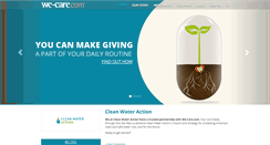 Desktop Screenshot of cleanwateraction.we-care.com