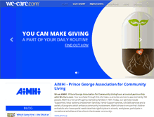 Tablet Screenshot of aimhi.we-care.com
