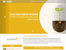 Tablet Screenshot of chs.we-care.com