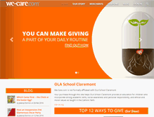 Tablet Screenshot of ola.we-care.com