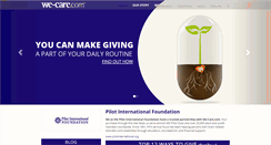 Desktop Screenshot of pilotinternational.we-care.com