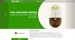 Desktop Screenshot of grassroots.we-care.com
