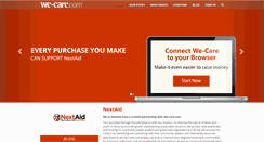Desktop Screenshot of nextaid.we-care.com