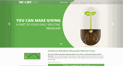 Desktop Screenshot of childrensrainbow.we-care.com