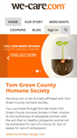 Mobile Screenshot of humanesocietytgc.we-care.com